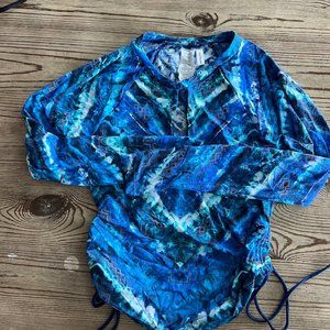 Blue longsleeve rashguard